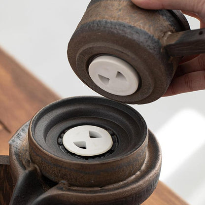Japanese retro anti-scalding ceramic tea maker