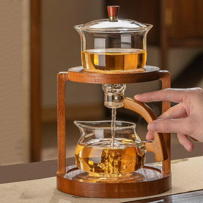 Luxury Magnetic Glass Tea Set | Kung Fu Tea Set | Teapot tea set - Teas Story