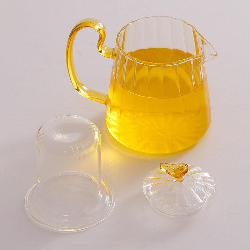 Glass Tea Set | Tea Water Separation Teapot | Candle Heater Teapot - Teas Story