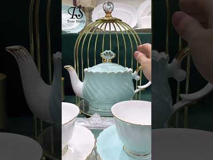 Light Luxury Ceramic Coffee Set | Afternoon Tea Set |Flower Teapot Set