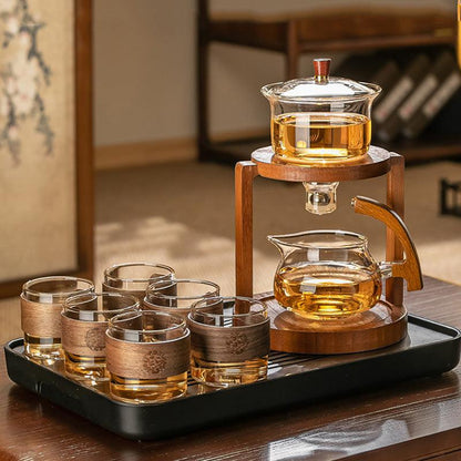 Luxury Magnetic Glass Tea Set | Kung Fu Tea Set | Teapot tea set - Teas Story